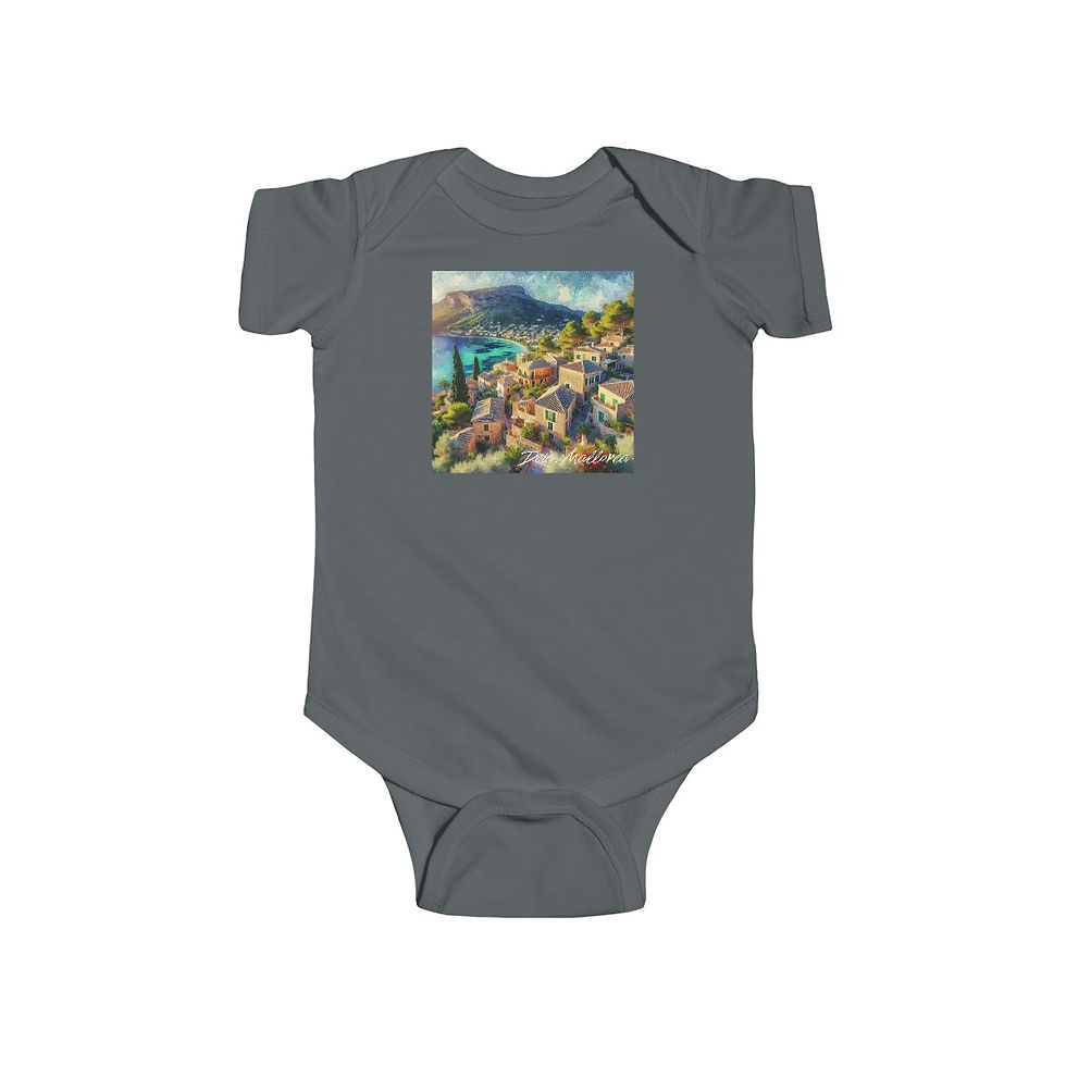 Thumbnail: Deia Mallorca Spain: Infant Fine Jersey Bodysuit