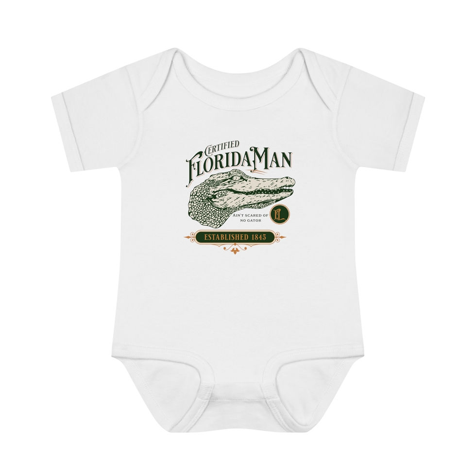 Thumbnail: Certified Florida Man 2: Infant Baby Rib Bodysuit
