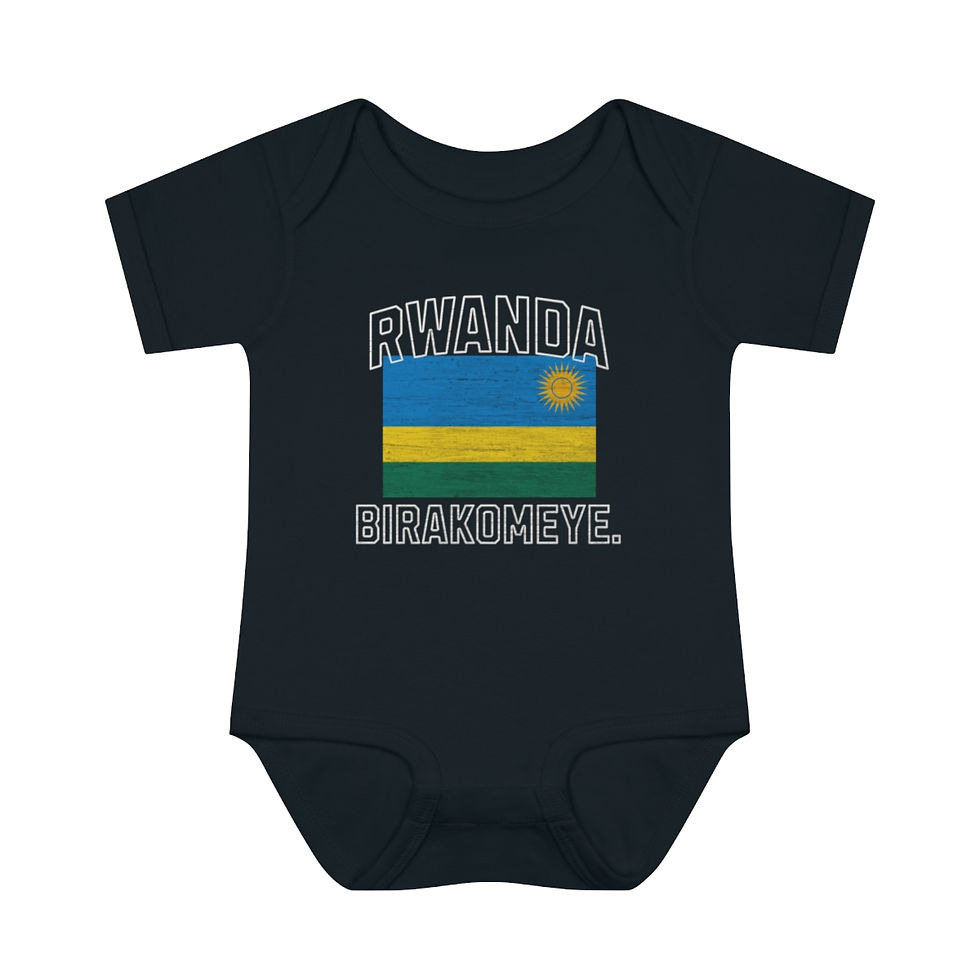 Thumbnail: Rwanda Tough Birakomeye Infant Baby Rib Bodysuit