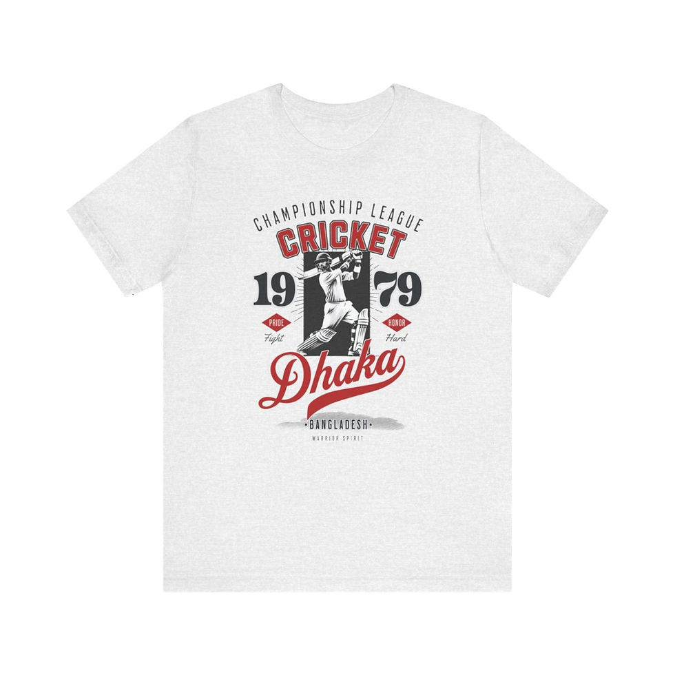 Thumbnail: Dhaka Cricket: Unisex Jersey Short Sleeve Tee