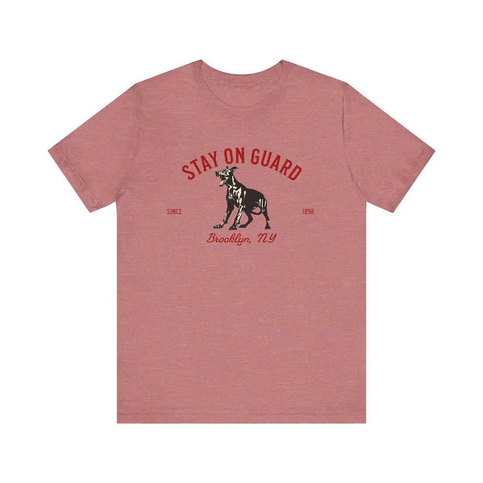 Thumbnail: Stay On Guard BKLN: Unisex Jersey Short Sleeve Tee
