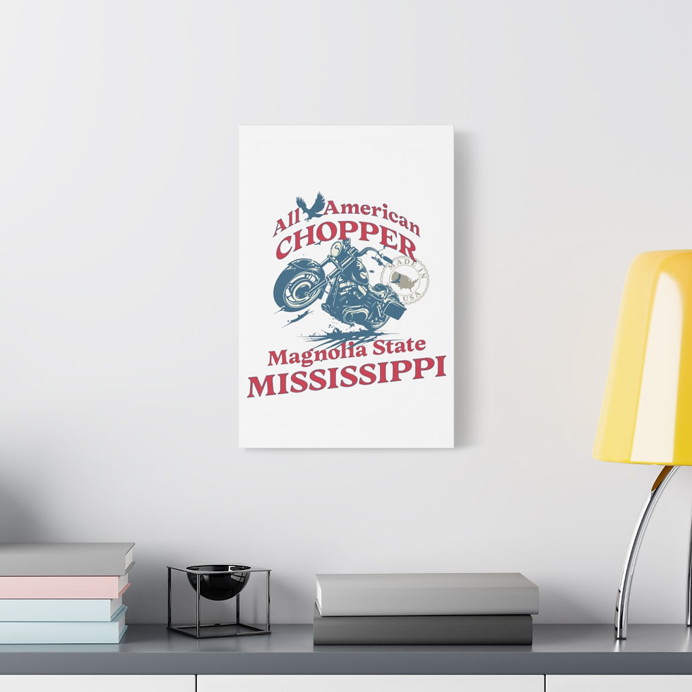 Thumbnail: American Chopper Mississippi: Matte Canvas, Stretched, 1.25"