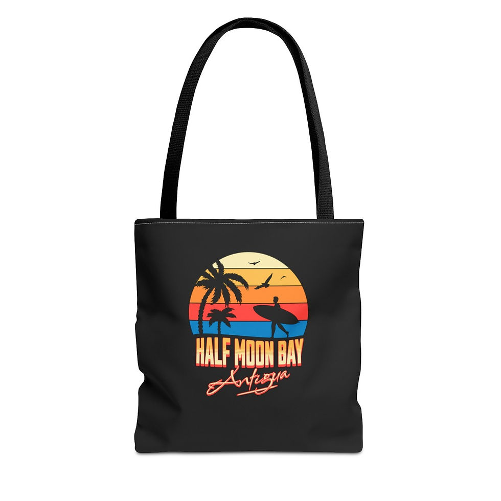 Thumbnail: Antigua Half Moon Bay: Beach Tote Bag (AOP)
