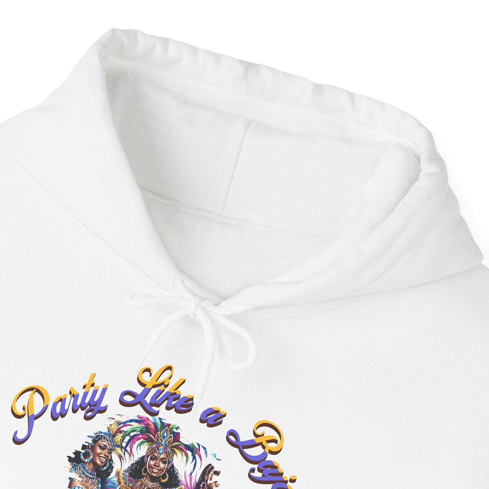 Thumbnail: Party like a Bajan Barbados: Unisex Heavy Blend™ Hooded Sweatshirt