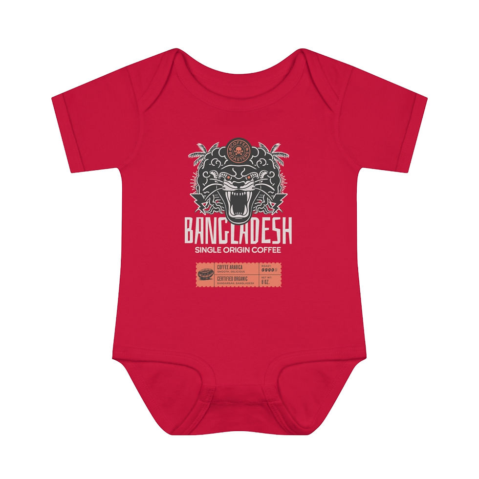 Thumbnail: Bangladesh Coffee: Infant Baby Rib Bodysuit