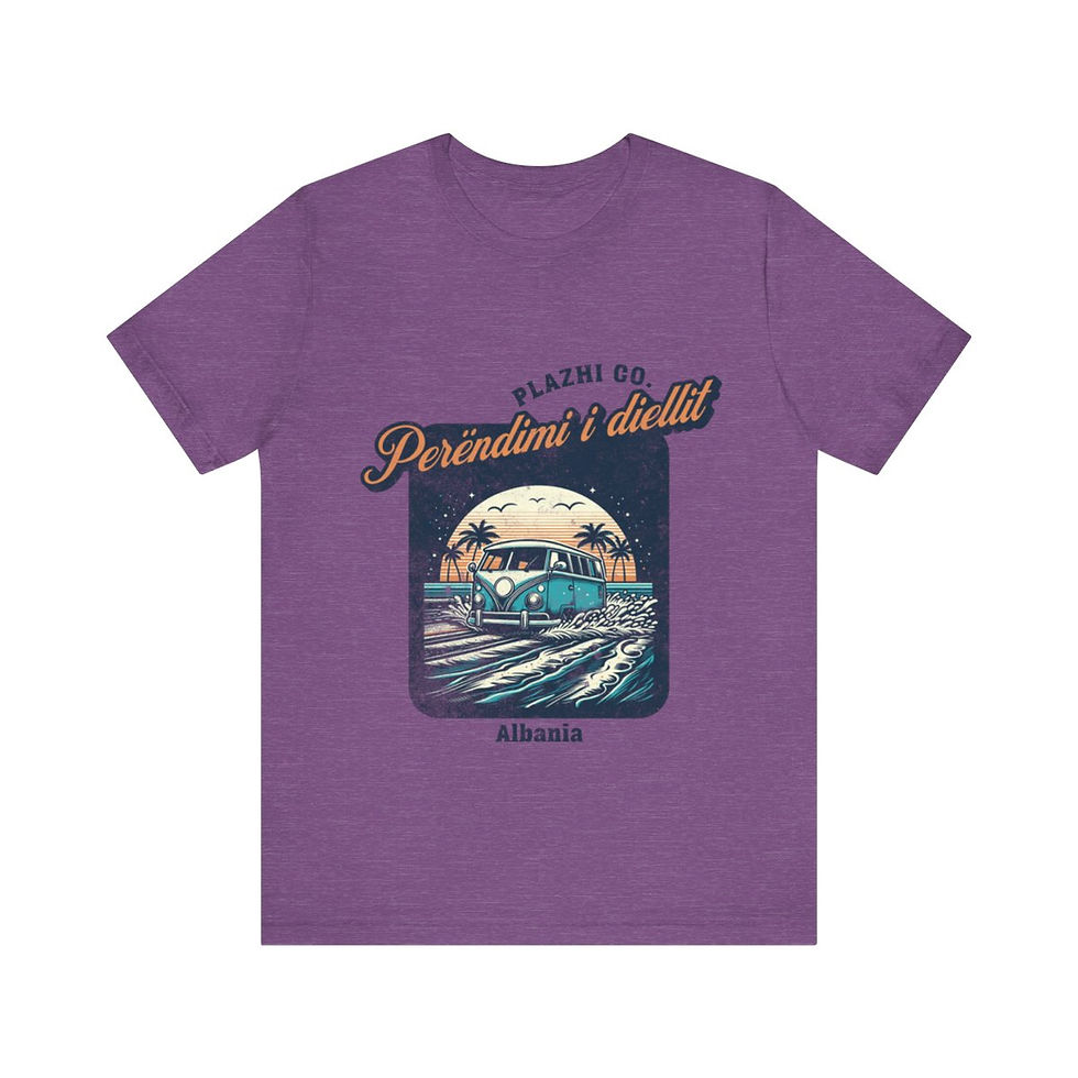 Thumbnail: Beach Albania: Unisex Jersey Short Sleeve Tee