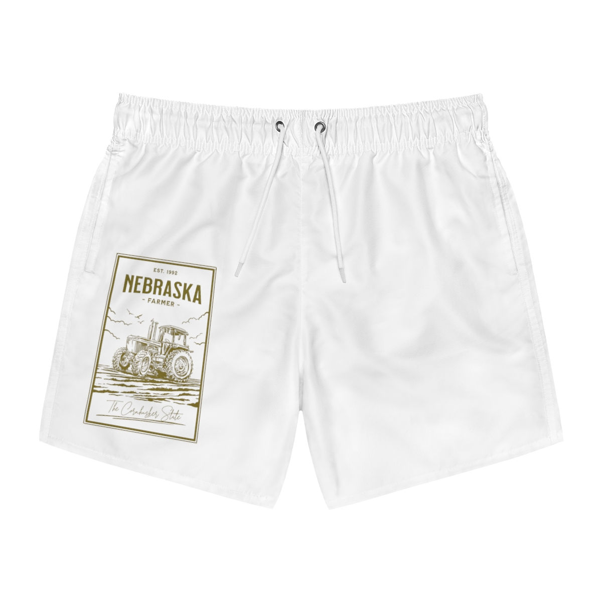 Nebraska Farmer: Swim Trunks (AOP)