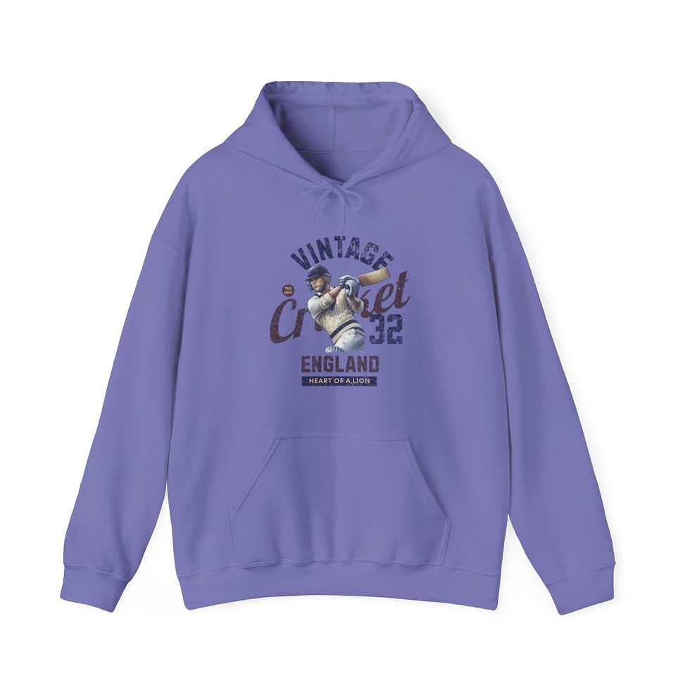 Thumbnail: Vintage Cricket England: Unisex Heavy Blend™ Hooded Sweatshirt
