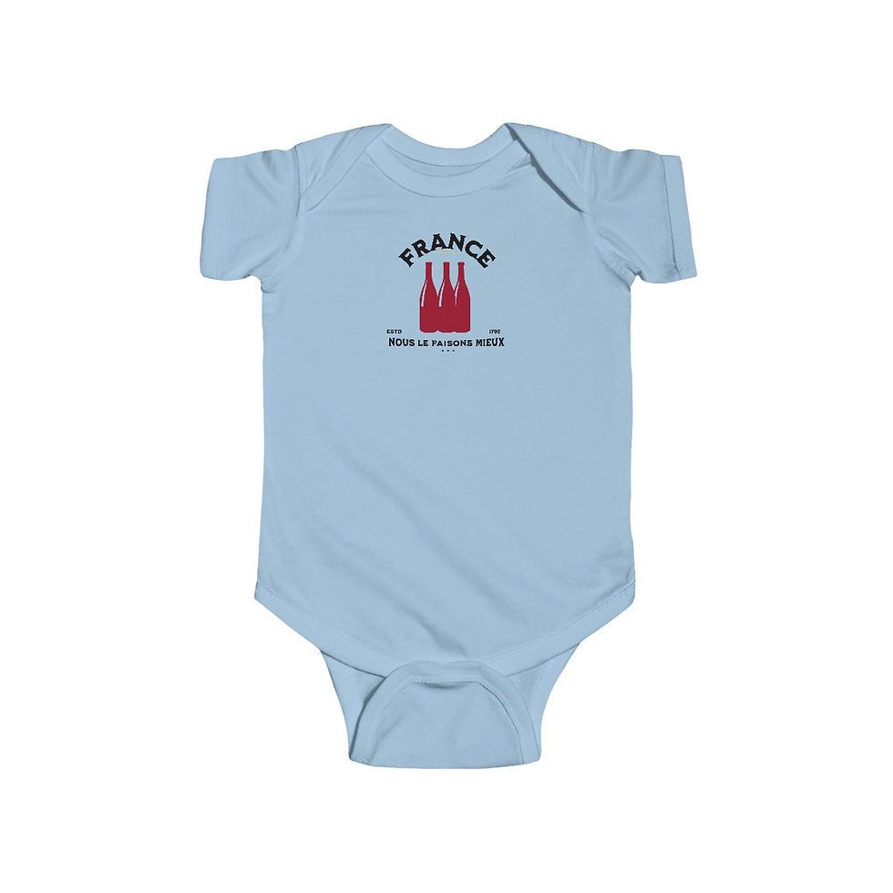 Thumbnail: Vin France: Infant Fine Jersey Bodysuit