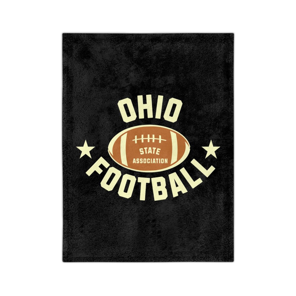 Ohio Football: Velveteen Microfiber Blanket