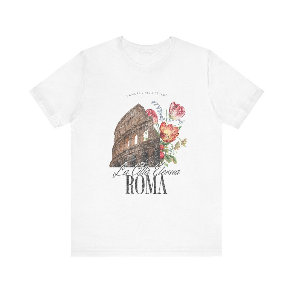 Thumbnail: Roma Italy: Unisex Jersey Short Sleeve Tee