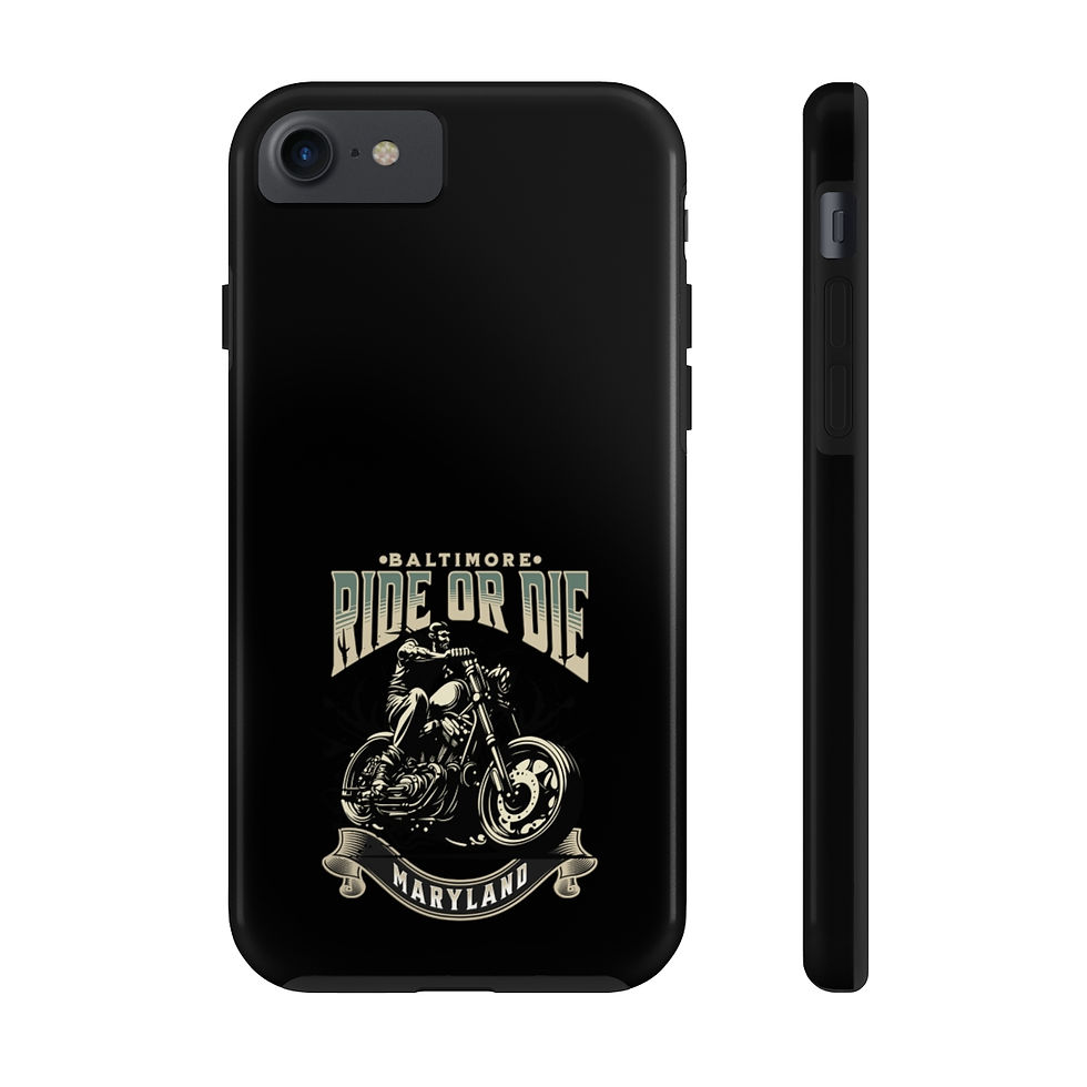 Thumbnail: Ride or Die Maryland: Tough Phone Cases