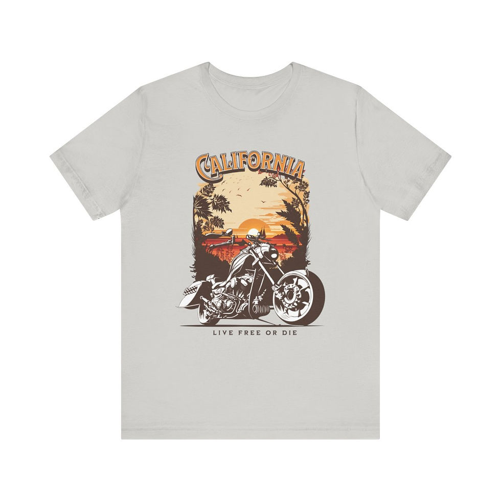 Thumbnail: Live Free or Die CA: Unisex Jersey Short Sleeve Tee