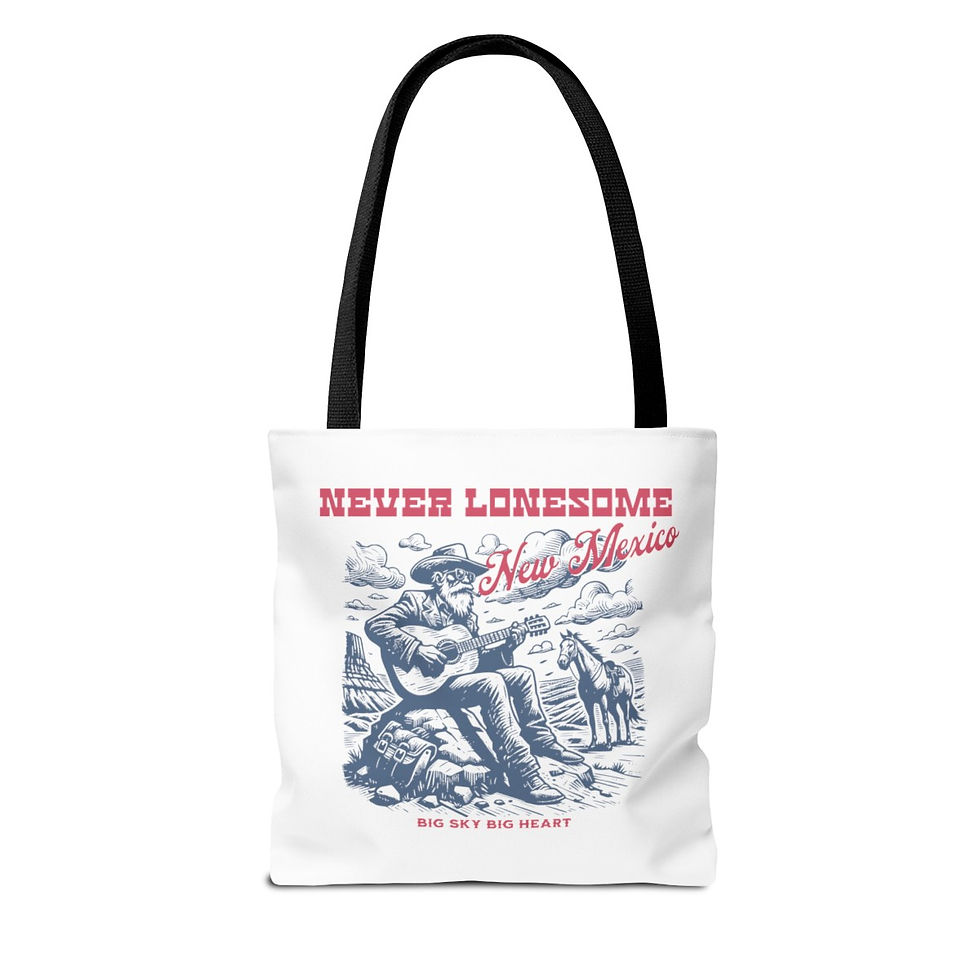 Thumbnail: Never Lonesome New Mexico: Tote Bag (AOP)