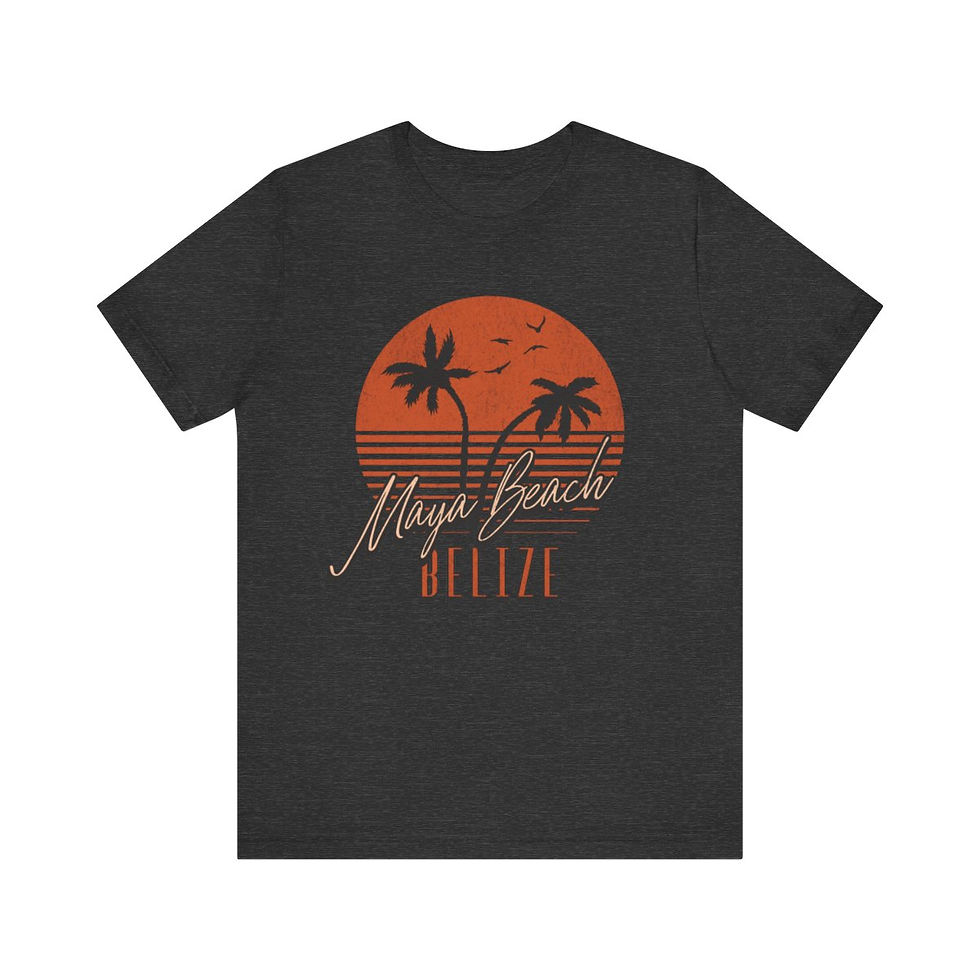 Thumbnail: Maya Beach Belize: Unisex Jersey Short Sleeve Tee