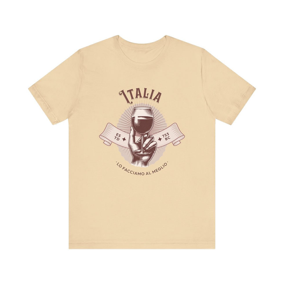 Thumbnail: Vino Italy: Unisex Jersey Short Sleeve Tee