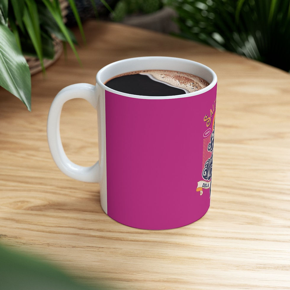 Thumbnail: Salty Hair Delaware: Ceramic Mug, (11oz, 15oz)