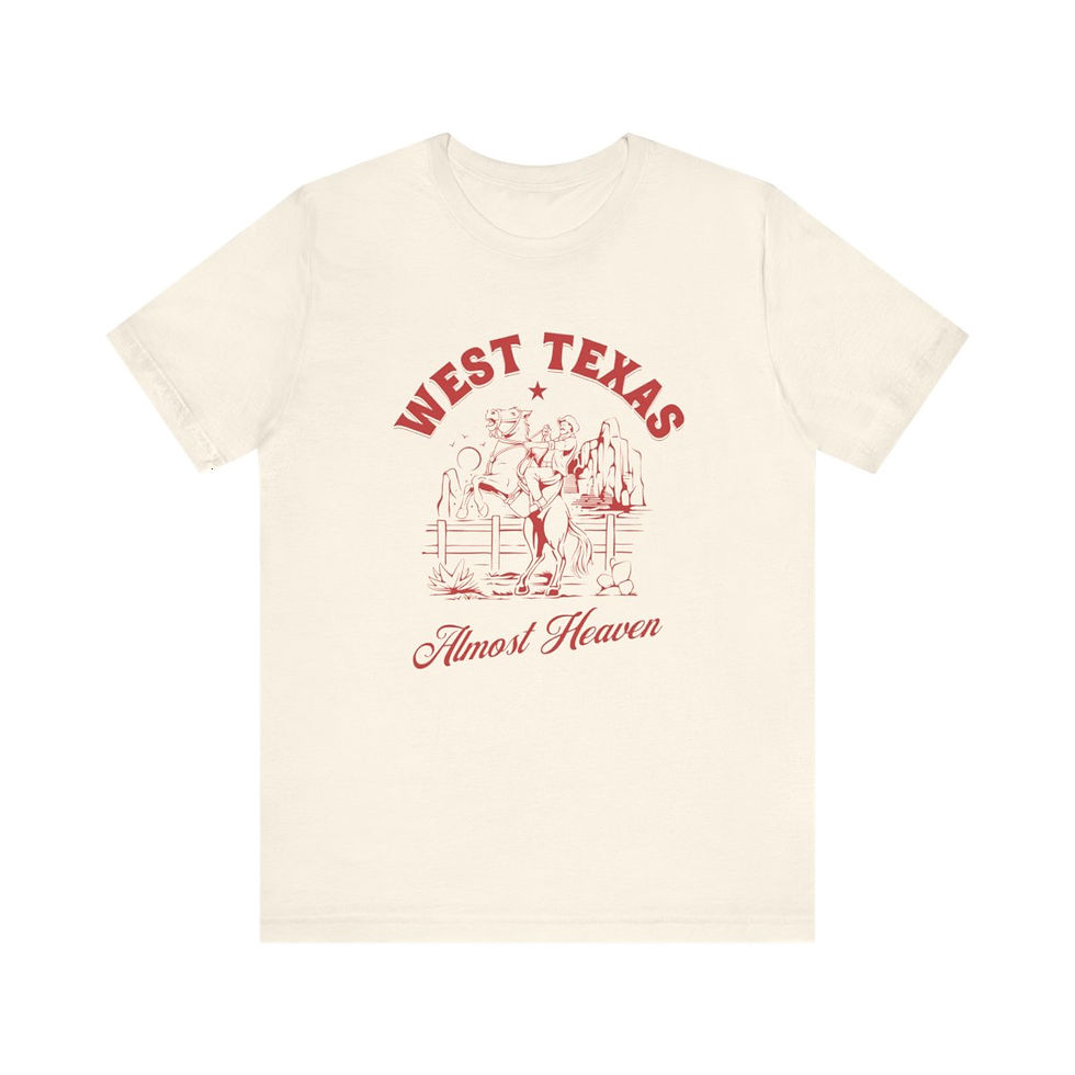 Thumbnail: West Texas Almost Heaven: Unisex Jersey Short Sleeve Tee