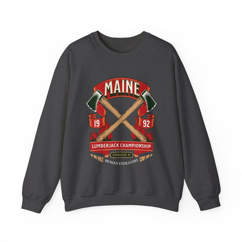 Thumbnail: Maine Lumberjack: Unisex Heavy Blend™ Crewneck Sweatshirt