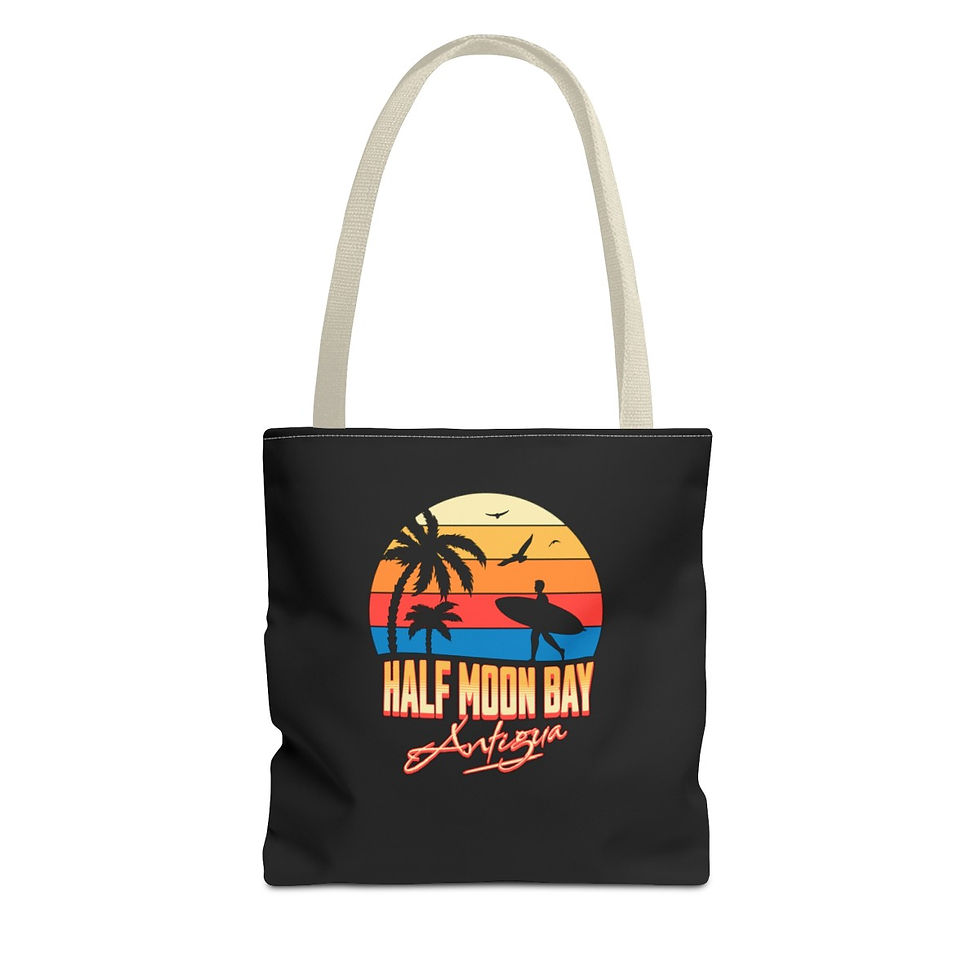 Thumbnail: Antigua Half Moon Bay: Beach Tote Bag (AOP)