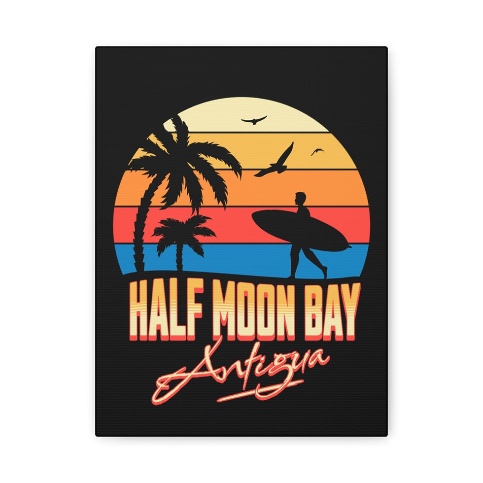 Thumbnail: Antigua Half Moon Bay: Matte Canvas, Stretched, 1.25"