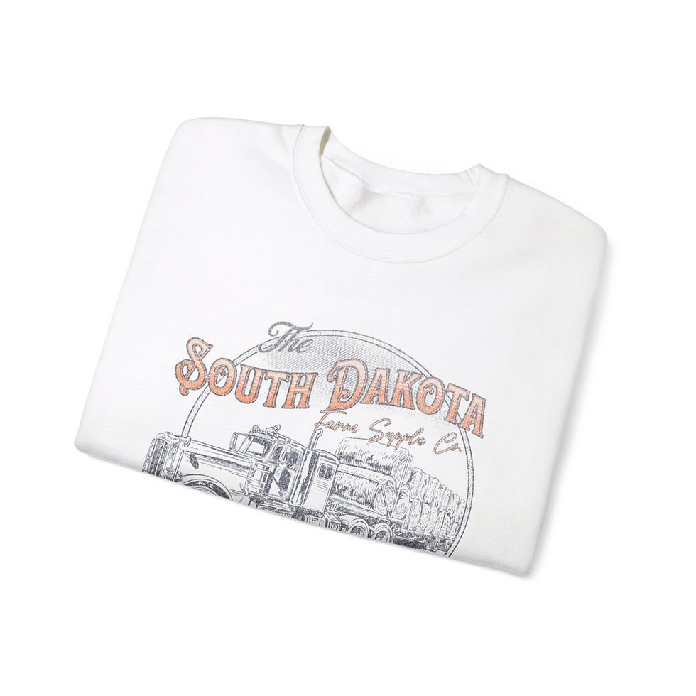 Thumbnail: South Dakota Farm Supplies: Unisex Heavy Blend™ Crewneck Sweatshirt