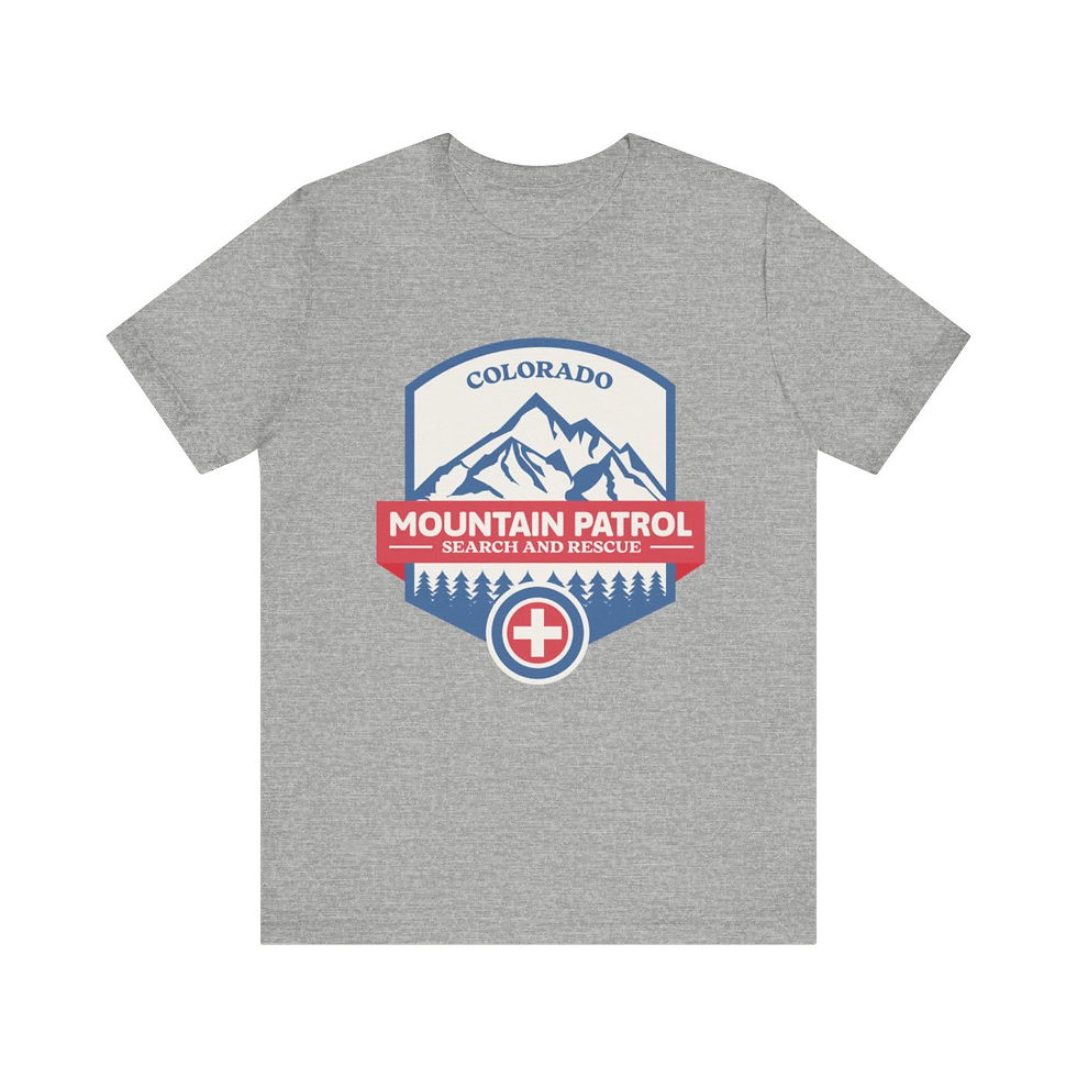 Thumbnail: Colorado Mountain Patrol: Unisex Jersey Short Sleeve Tee
