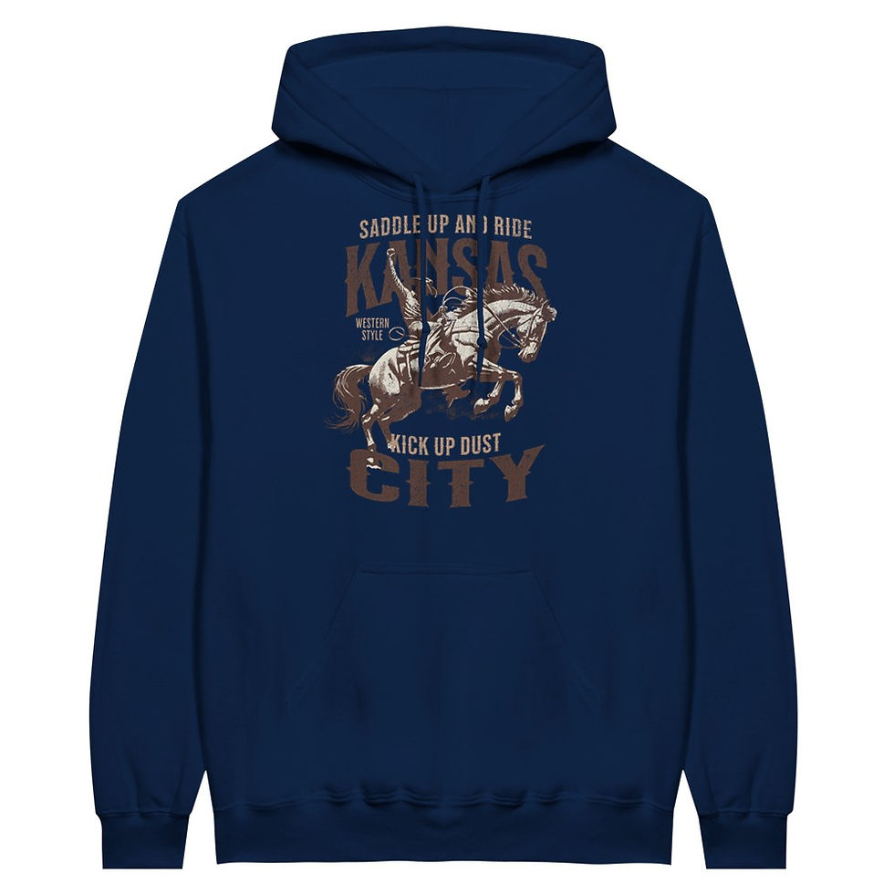 Thumbnail: Saddle Up KC: Classic Unisex Pullover Hoodie