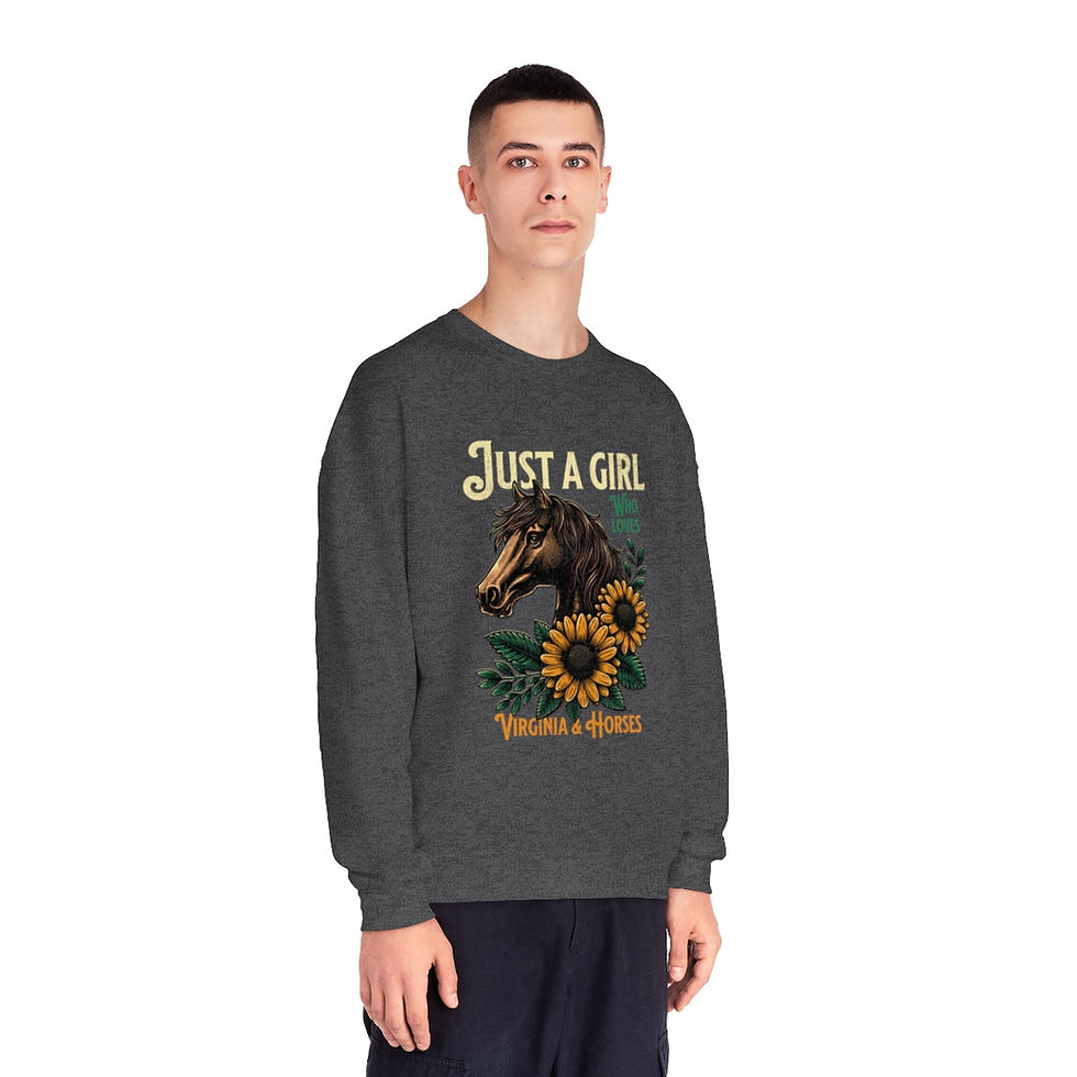 Thumbnail: Virginia & Horses: Unisex NuBlend® Crewneck Sweatshirt
