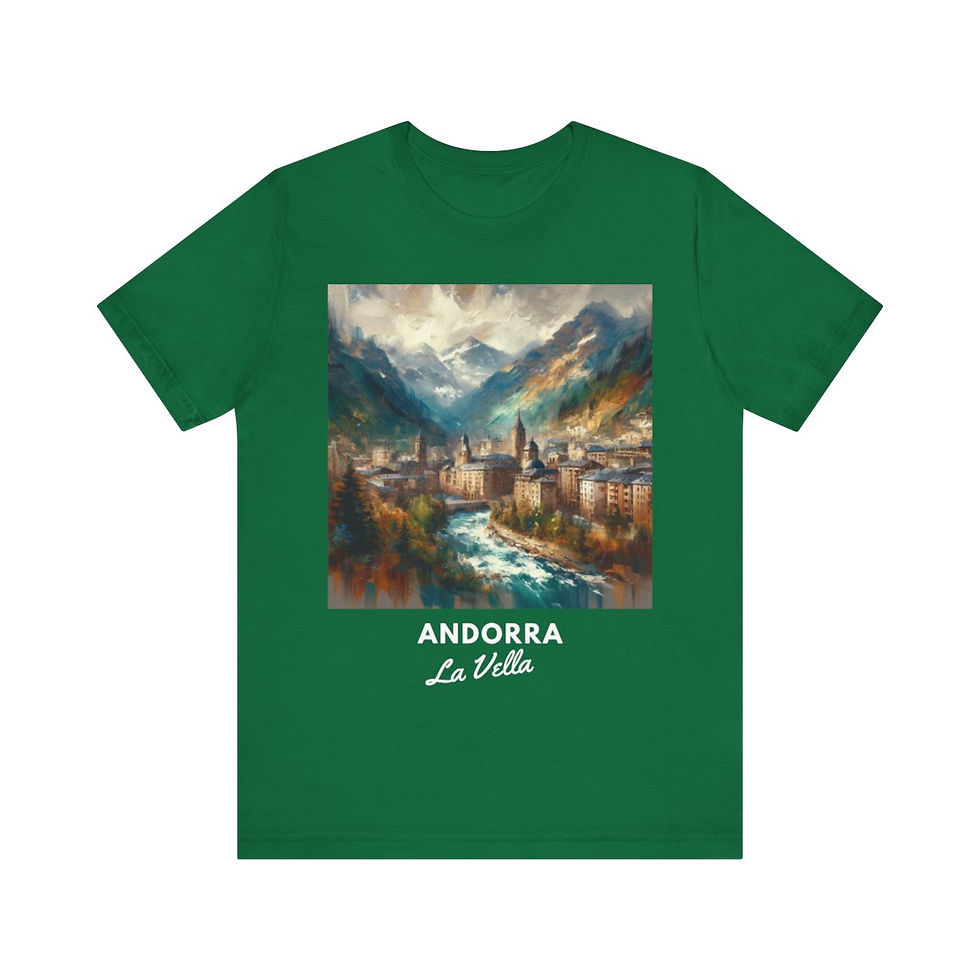 Thumbnail: Andorra La Vella: Unisex Jersey Short Sleeve Tee