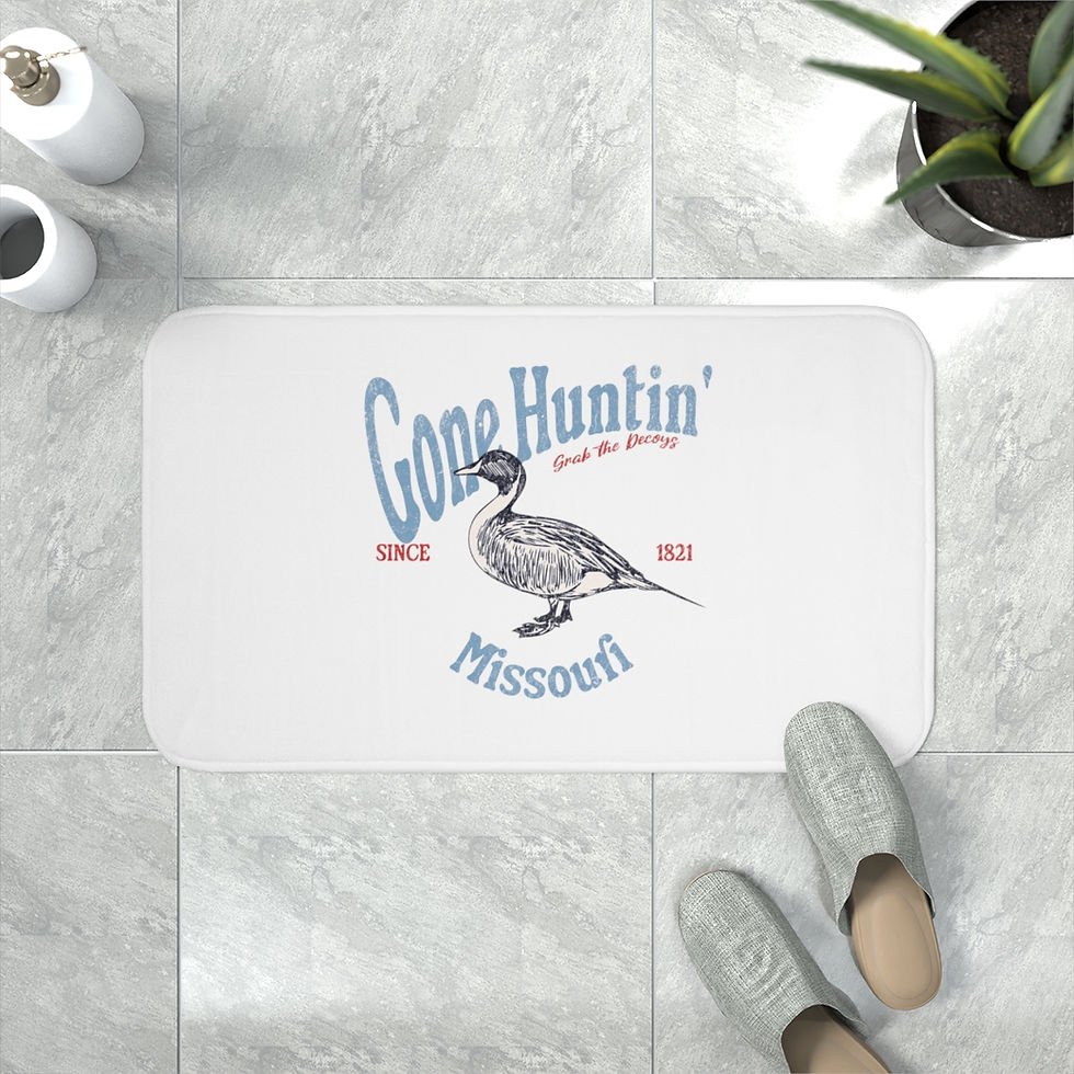 Thumbnail: Gone Huntin' Missouri: Memory Foam Bath Mat