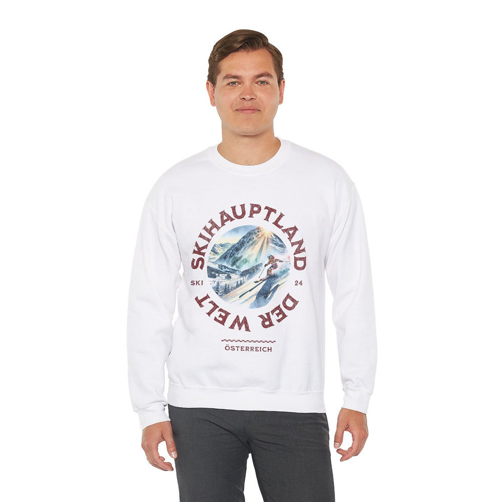 Thumbnail: Skihauptland Der Welt: Unisex Heavy Blend™ Crewneck Sweatshirt
