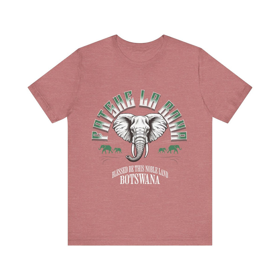 Thumbnail: Botswana Elephant: Unisex Jersey Short Sleeve Tee