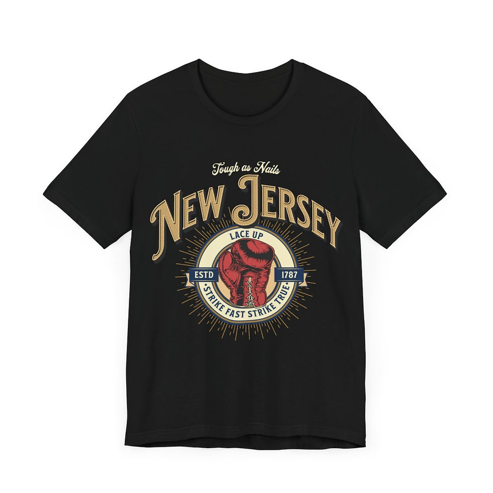 Thumbnail: Tough New Jersey: Unisex Jersey Short Sleeve Tee