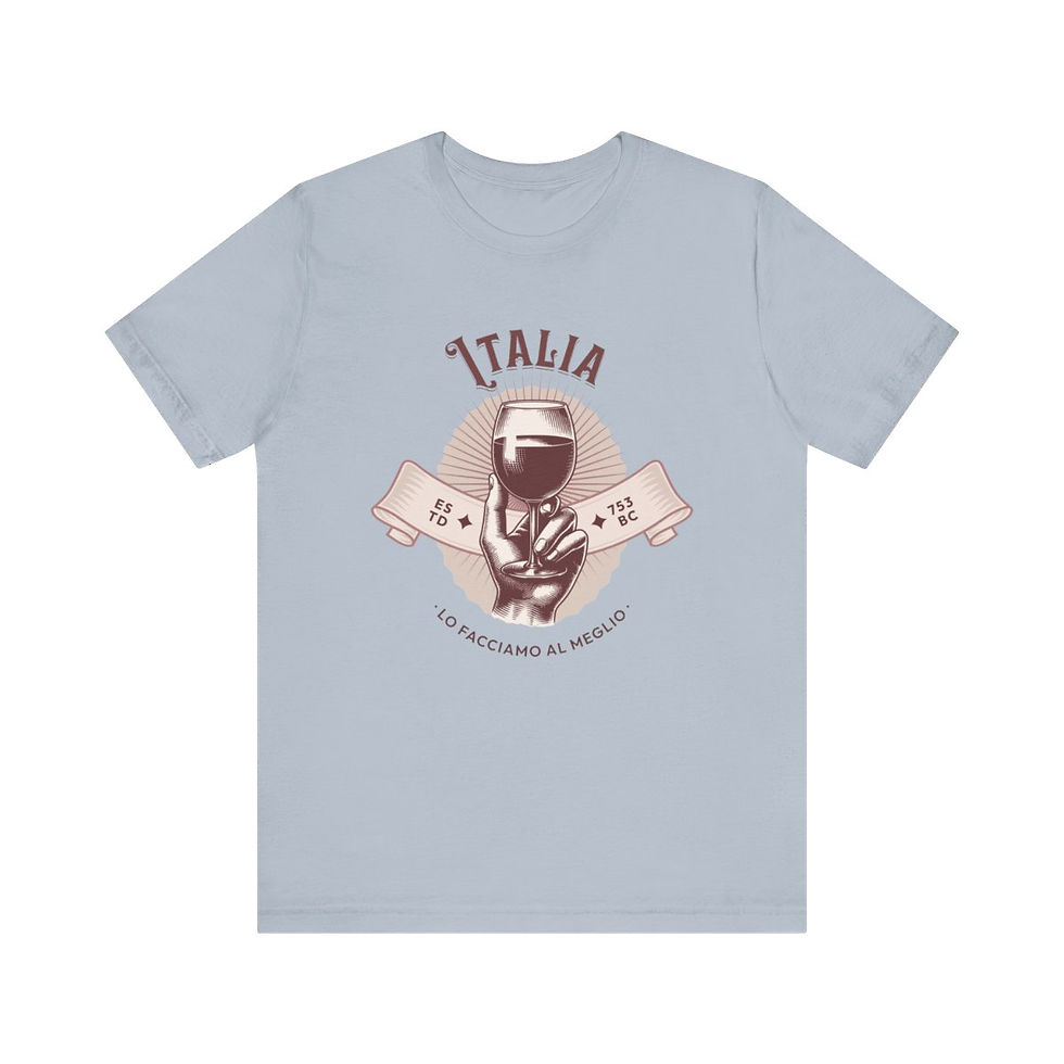 Thumbnail: Vino Italy: Unisex Jersey Short Sleeve Tee