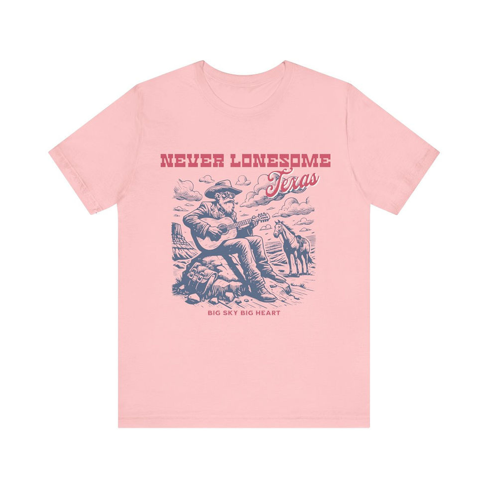 Thumbnail: Never Lonesome Texas: Unisex Jersey Short Sleeve Tee