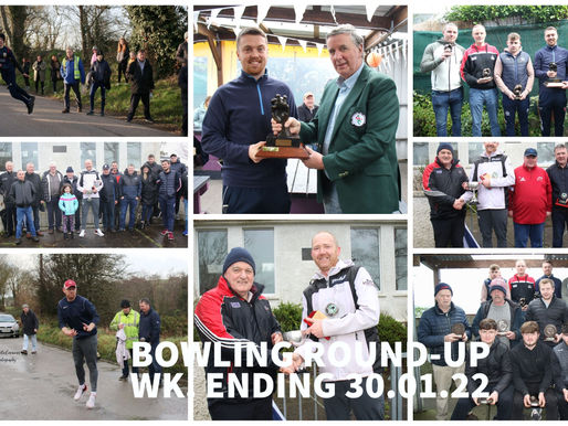 Bowling Report - Week ending 30.01.22