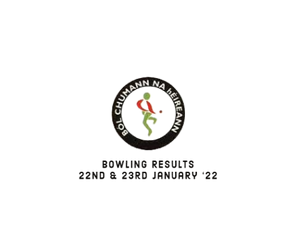 Bowling Results - Saturday 22nd & Sunday 23rd January