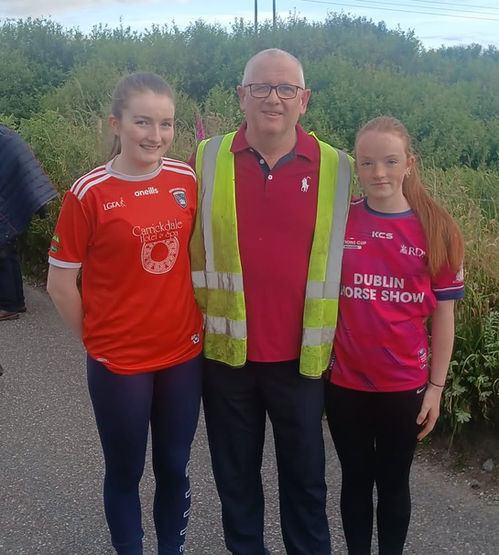 Girl's U-16 Final at Macroom Lilly Scannell by Naiomi Scannell with reff Tim Kelleher
