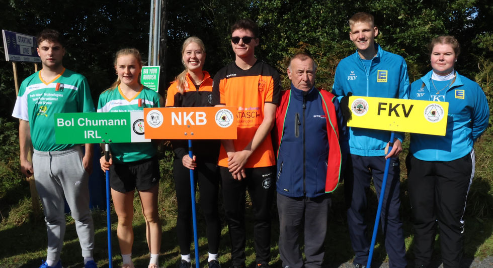 Youth Triple Crown Shane Crowley/Emma Hurley Winners, Lotte Oude Koehorst/Max Oude Engberink (NKB) and Tomke Harms/Jannis Saathoff (FKV)