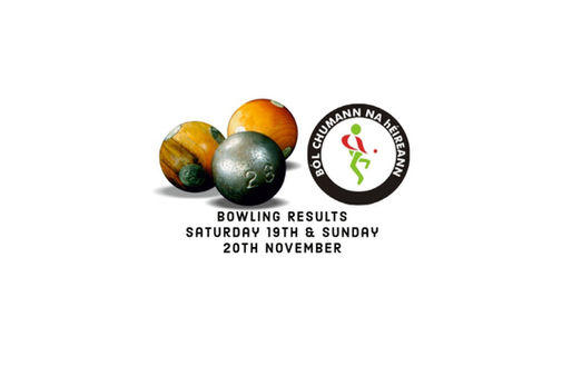 Bowling Results - Saturday 19th & Sunday 20th November