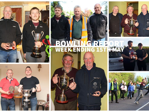 Bowling Report - Week ending 15th May