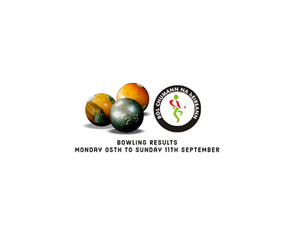 Bowling Results - Monday 05th to Sunday 11th September