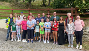 Mid Cork Girl's U-12 with Family & Supporters