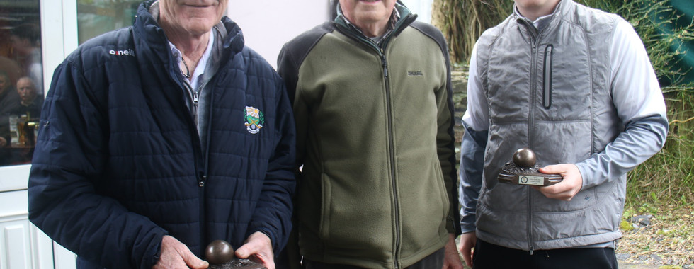 Third Place Grenagh Joe Walsh & Darragh O'Donovan with Ból Chumann Chairman Willie Murphy