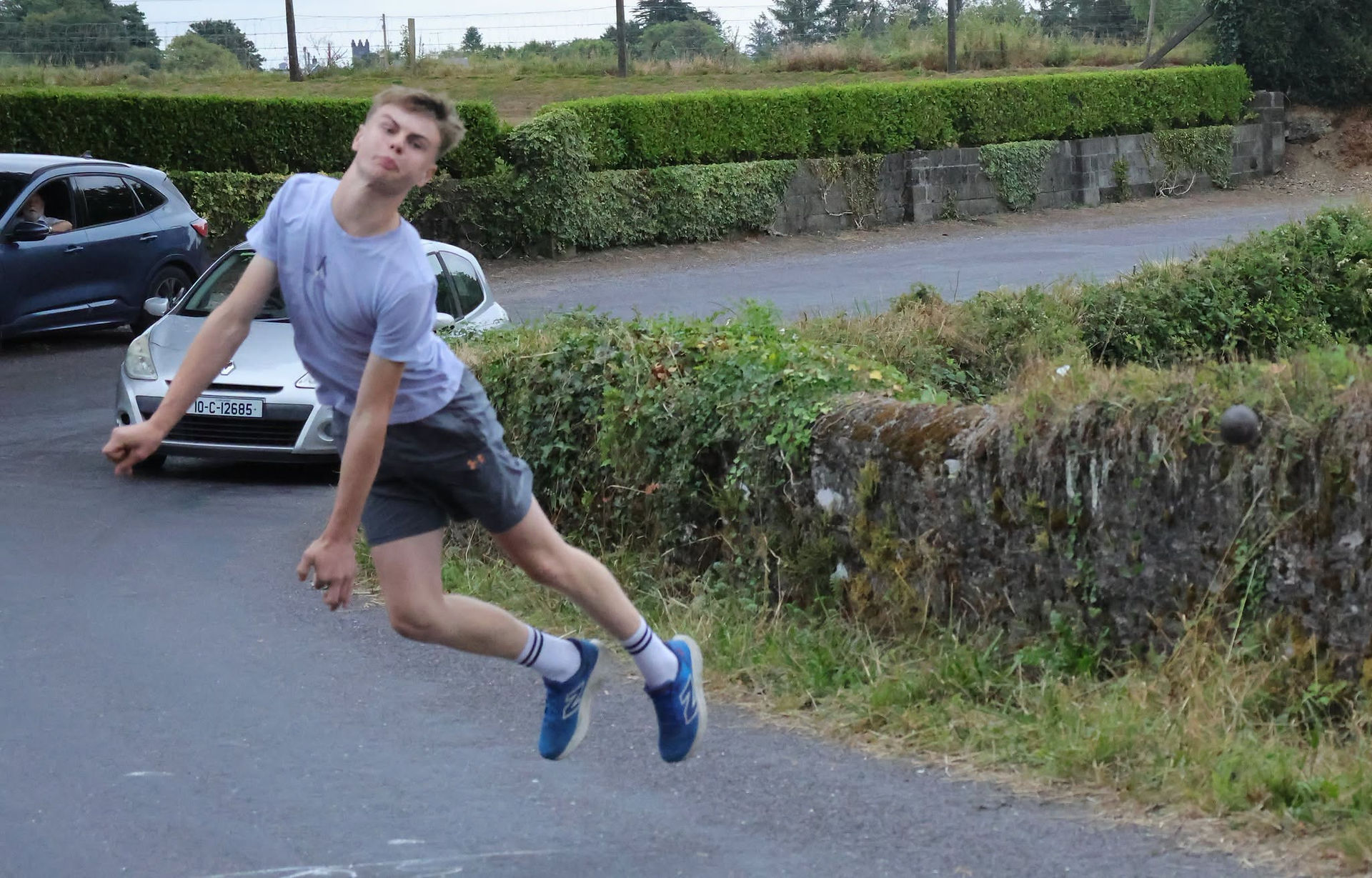 Fionán Twohig in Action in the Boy's Munster U14 Final at Inch