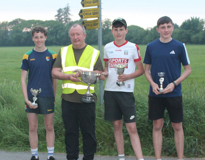 Carbery Under 16 Final at The Marsh Road Dylan Baker R-up, Dan Caverley, Brian Harrington