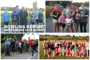 Bowling report - Week ending 14th August