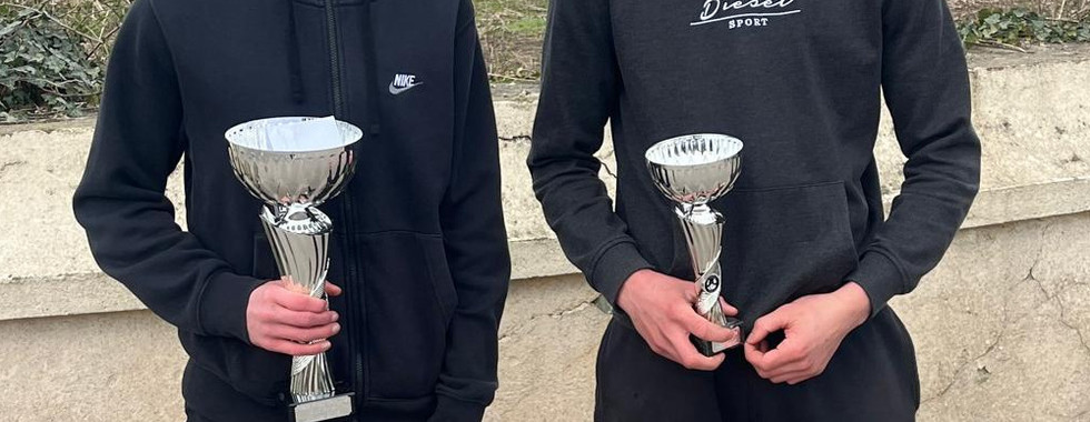 Culann Bourke Winner and Ethan Hurley R-up in Ted Hegarty's U-16 Final at The Phale Road