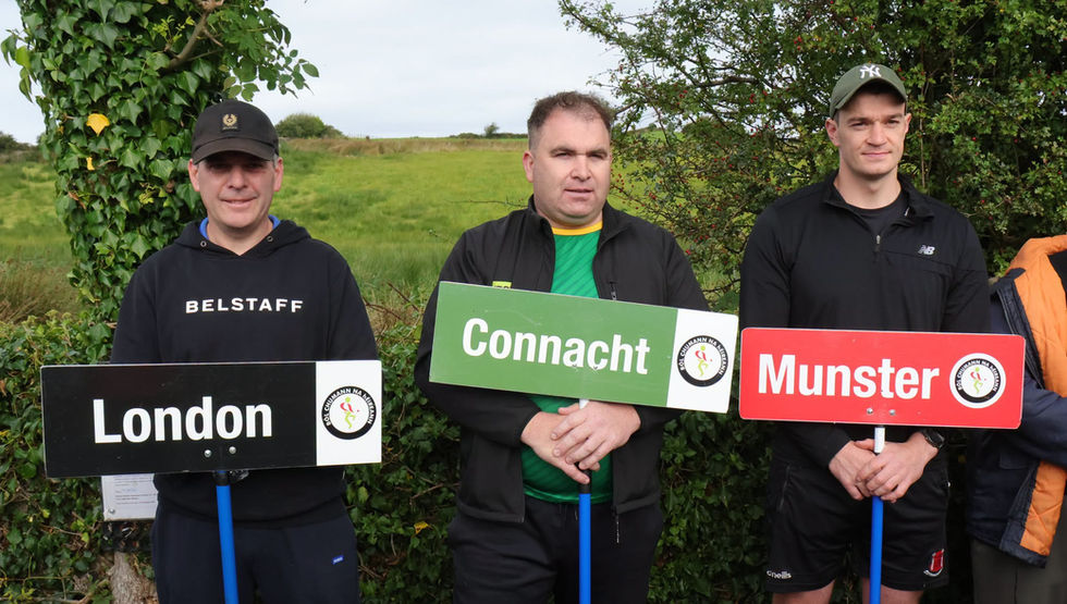 Novice 2 SF Chris Kiernan (London), Joe Sheridan (Connaught) & Don O'Driscoll (Munster)